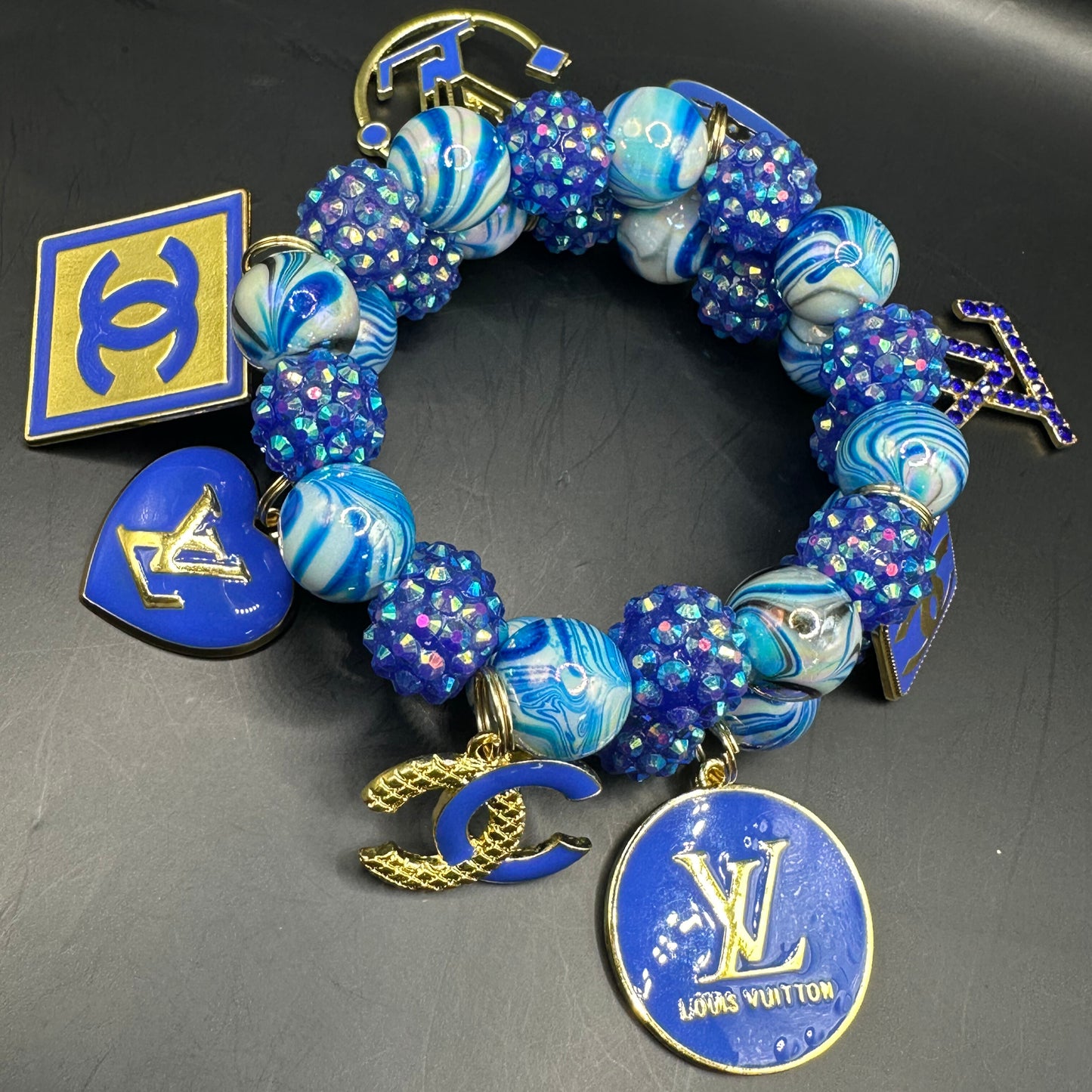 Blue Moon Beaded Bracelet Set