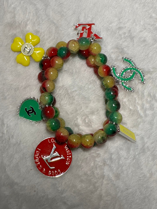 2-Piece Juneteenth Beaded Bracelet Set