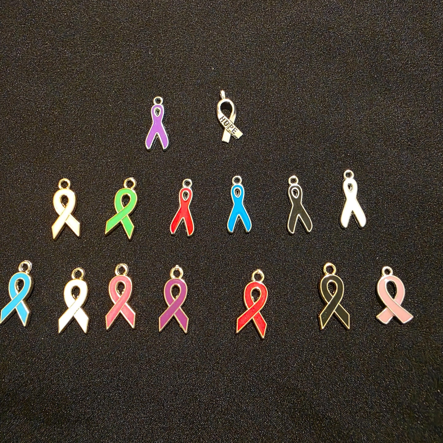 Awareness Ribbon Charms
