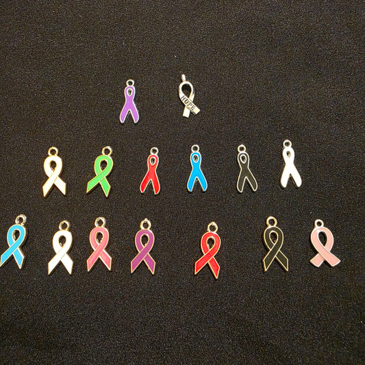 Awareness Ribbon Charms