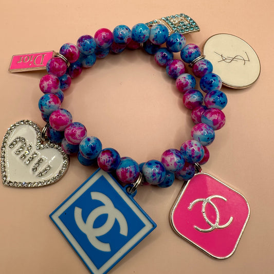 I Dream Of Tie Dye Beaded Bracelet Set