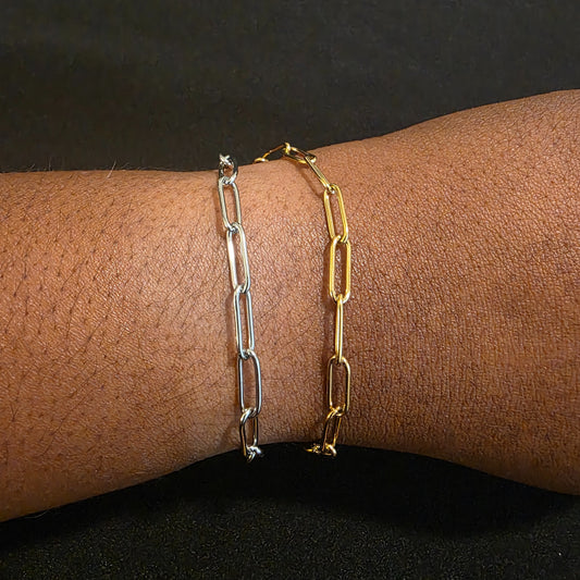 Paperclip Chain Bracelet