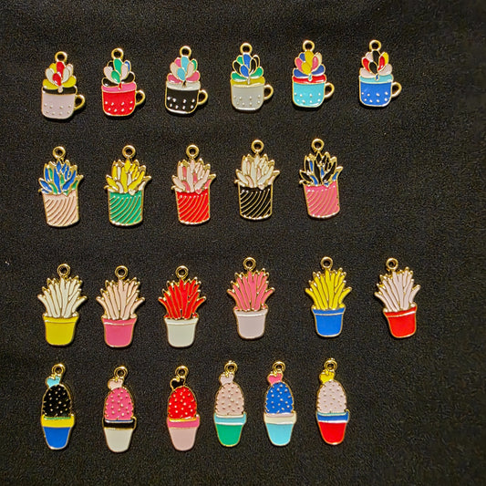Potted Plant Charms