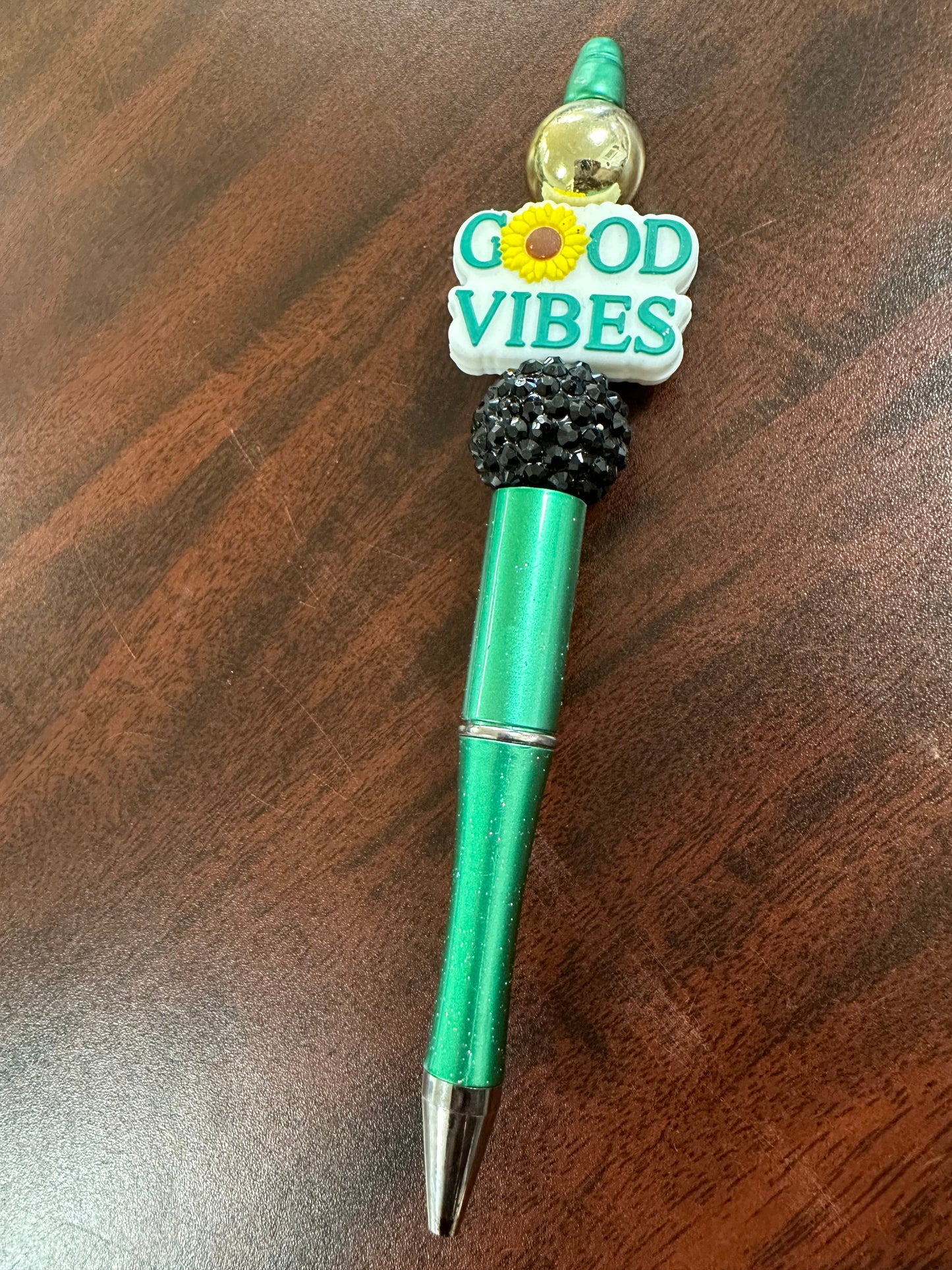 Good Vibes Beaded Pen