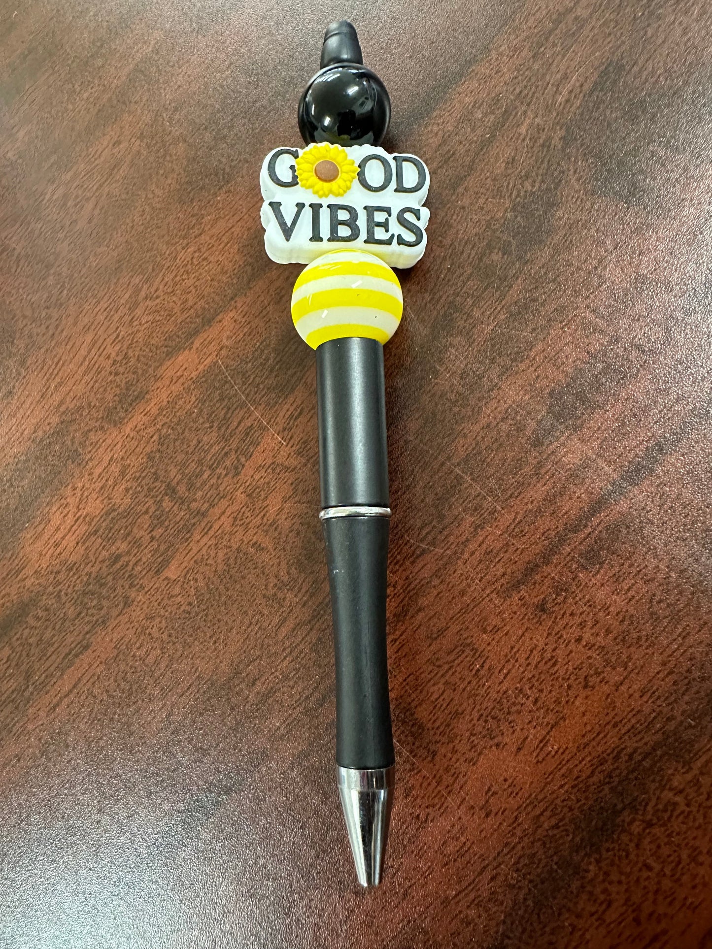 Good Vibes Beaded Pen